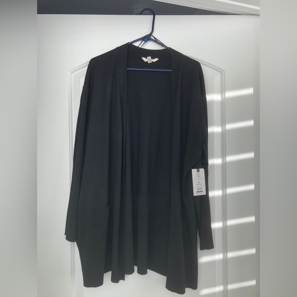 Terra & sky black cardigan